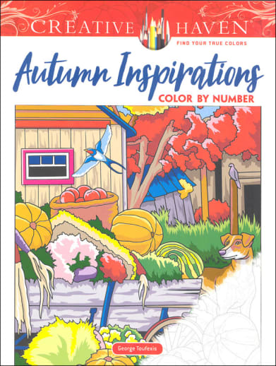 Autumn Inspirations Color By Number Coloring Book (Creative Haven)