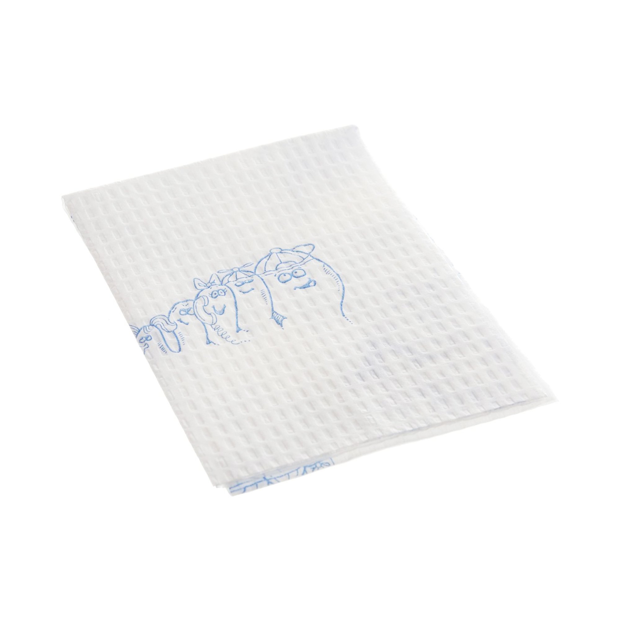 Tidi Toes Blue and White Procedure Towel, 13 x 18 Inch MK 324309