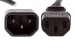 AC Power Cord, C14 to C13, 16 AWG, 2ft