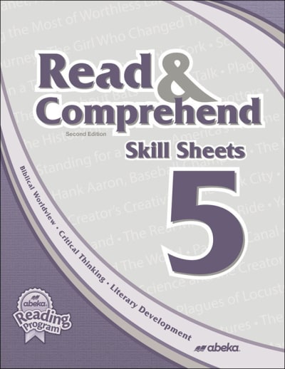 Abeka Read and Comprehend 5 Skills Sheets (updated)