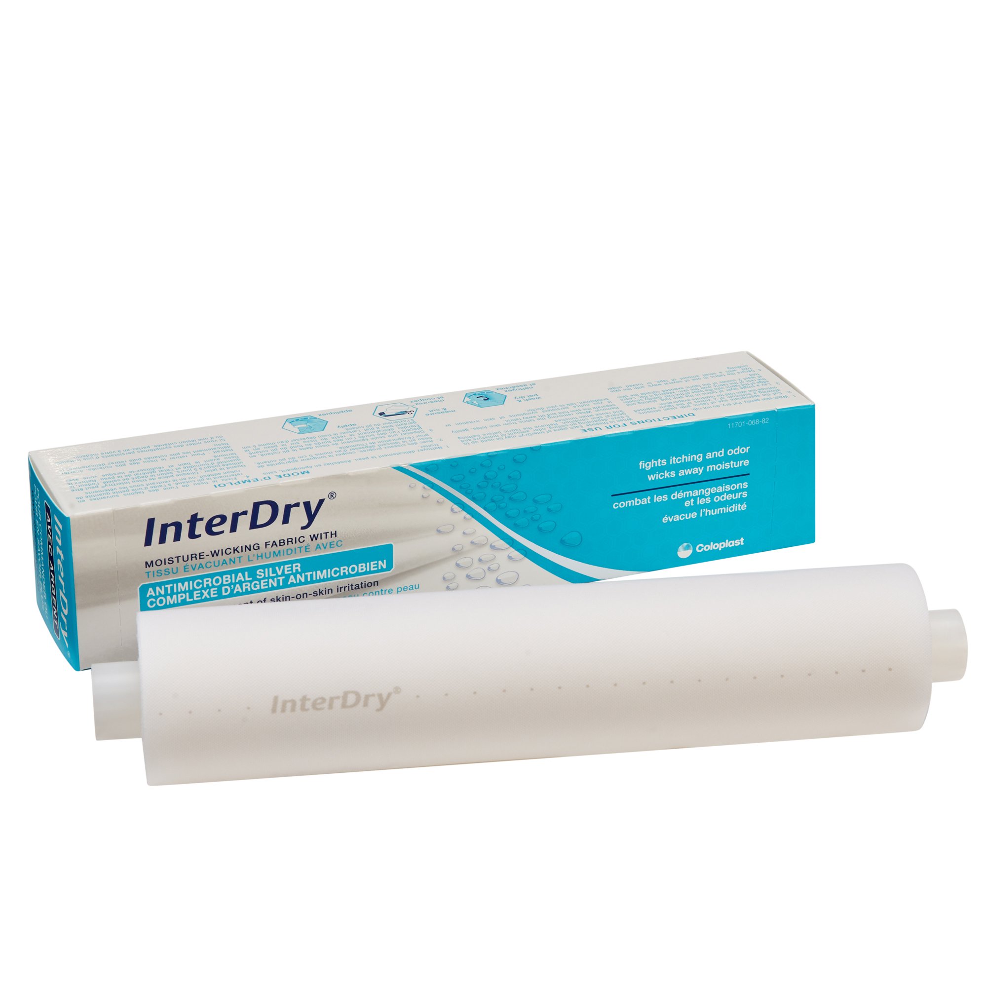 InterDry Ag Textile, Silver Complex, 10 in. x 12 ft. Roll MK 1129029