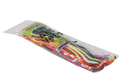 Art Yarn Bright Colors Assortment, 5 Feet, 10 Strands