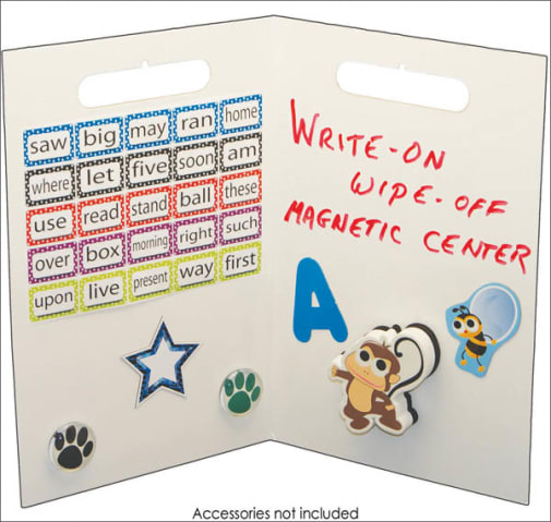 Blank White Folding Magnetic Center