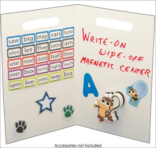 Blank White Folding Magnetic Center