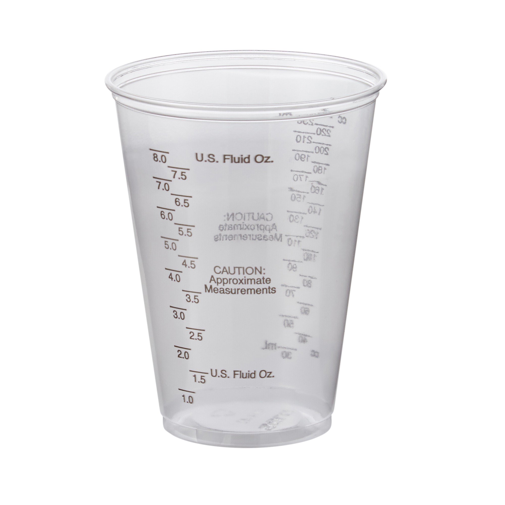 Solo Graduated Drinking Cup, Ultra Clear, 10 oz, Clear Plastic, Disposable MK 873751