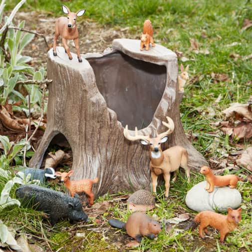 Large Play Tree Stump