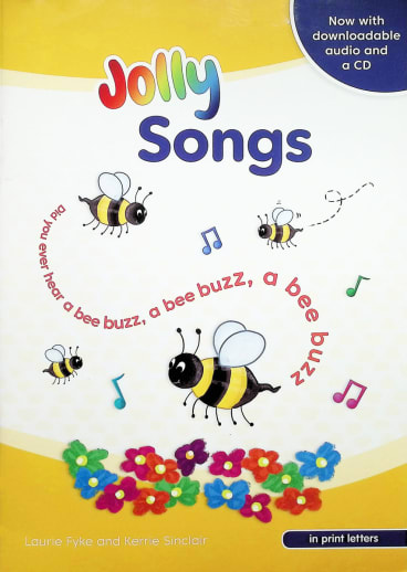 Jolly Songs Book and CD (in print letters)