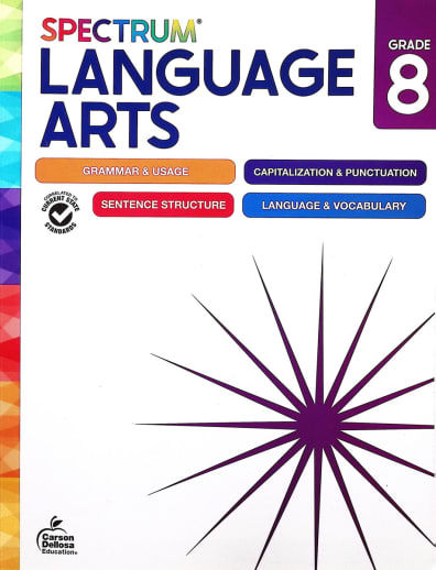 Spectrum Language Arts Workbook Grade 8 (2024 Edition)