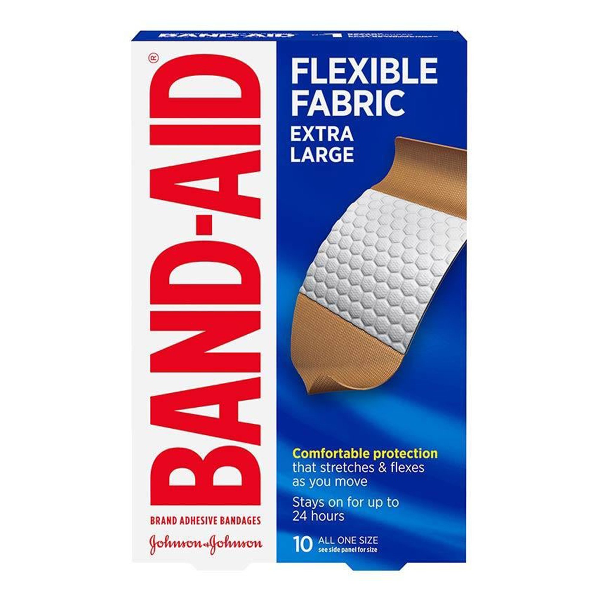 Band-Aid Flexible Fabric Adhesive Strip, Extra Large MK 1193241