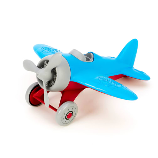 Green Toys Plastic Airplane - Blue Wings