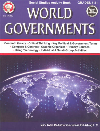 World Governments Social Studies Activity Book
