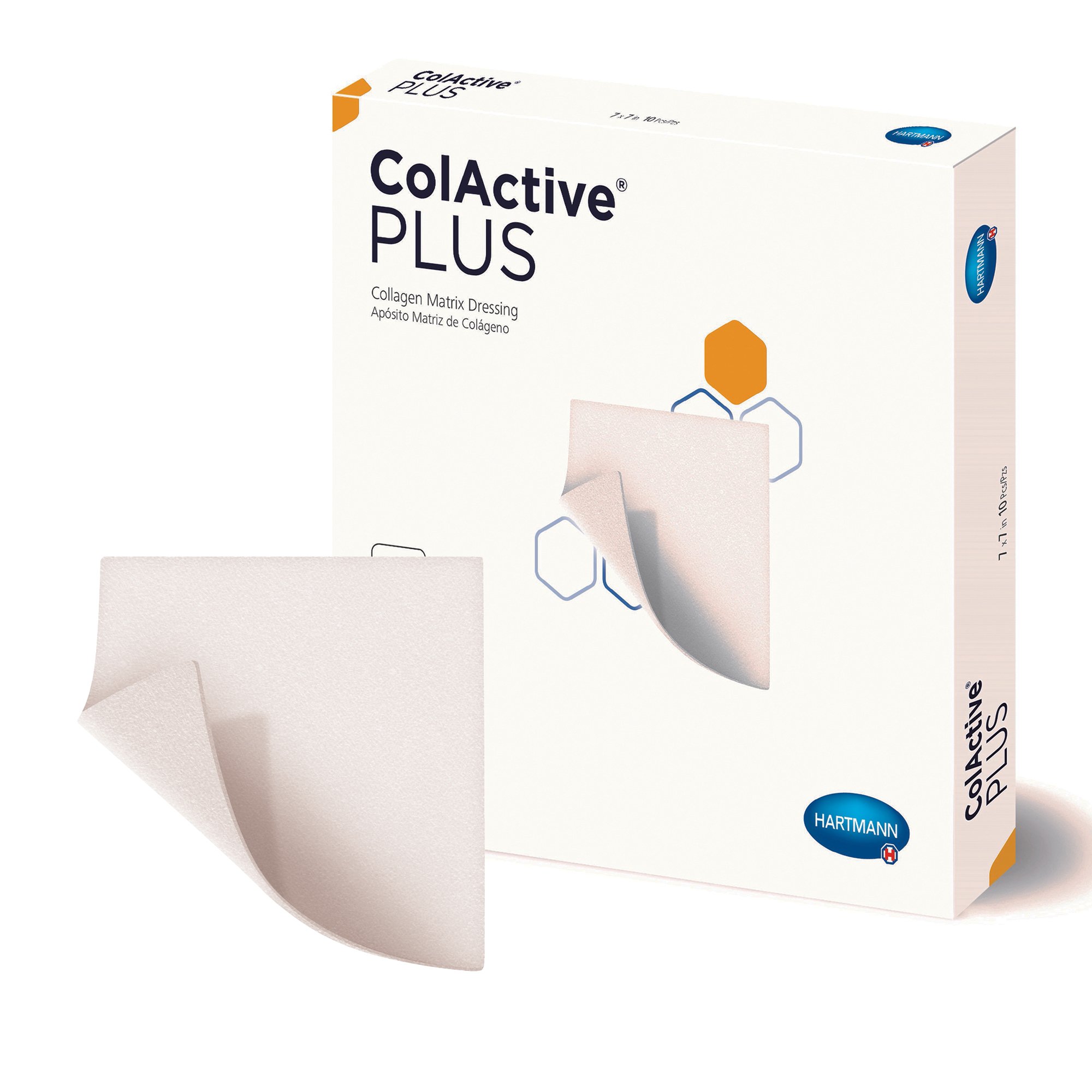 Collagen Dressing ColActive Plus 7 X 7 Inch Square Sterile MK 1264197