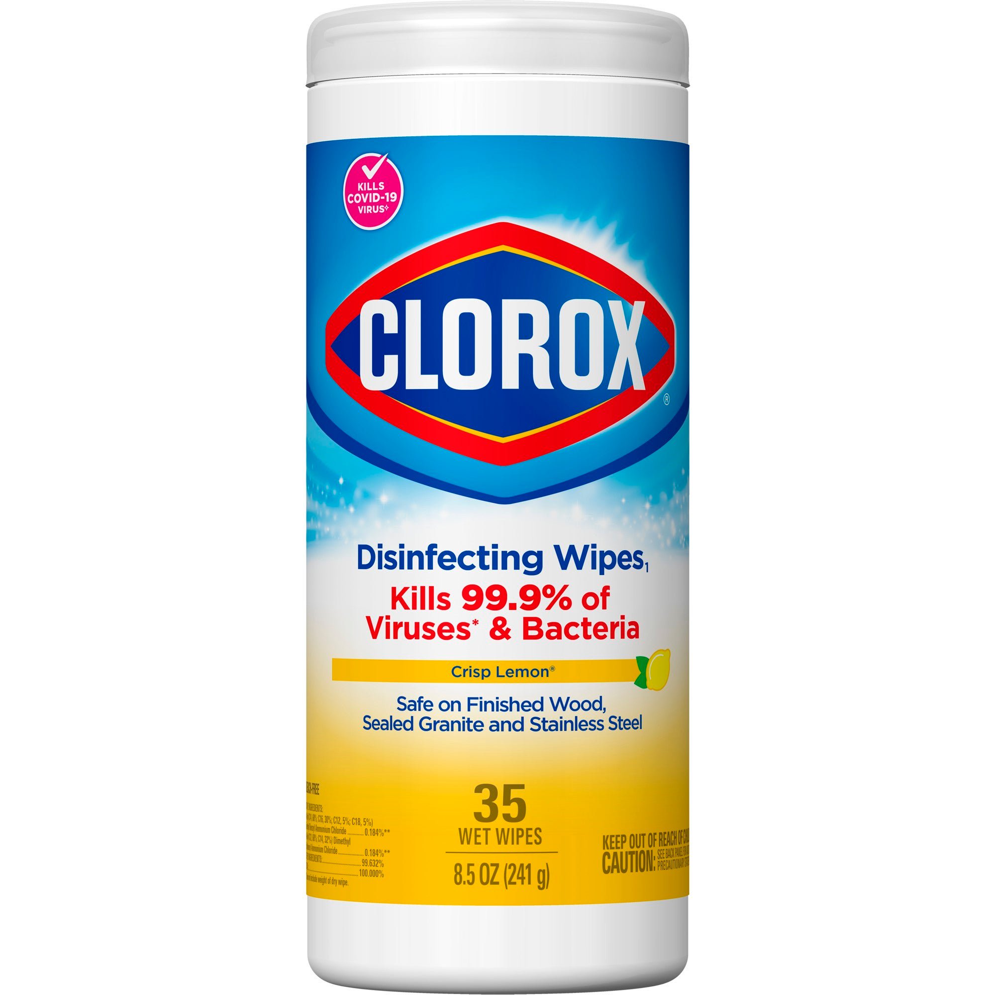 Clorox Disinfecting Wipes, Lemon Scent, 35 ct. MK 669920