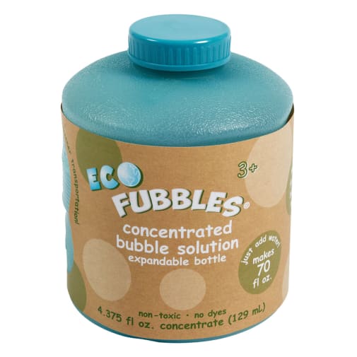 Eco Fubbles Concentrated Bubble Solution Expandable Bottle