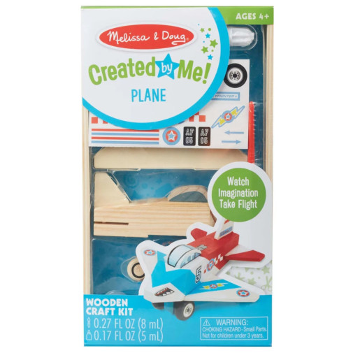 Decorate-Your-Own Wooden Plane