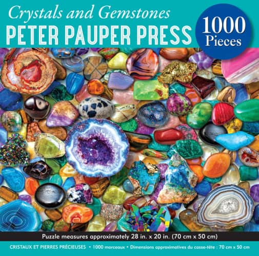 Peter Pauper Press Crystals and Gemstones Jigsaw Puzzle (1000 pieces)