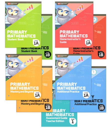 Primary Math 2022 Grade 1 Full-Year Set