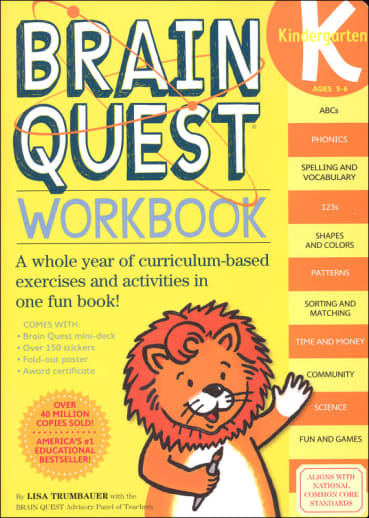 Brain Quest Workbook Kindergarten