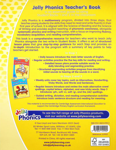 Jolly Phonics Teacher's Book (2023 Edition)