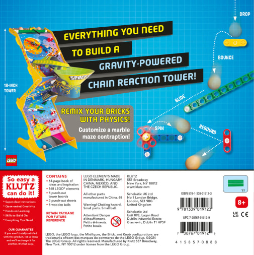 Klutz LEGO Gravity Drop Activity Kit