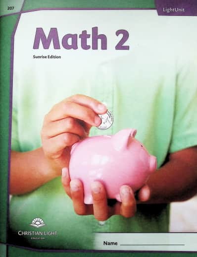 Christian Light Math LightUnit 207 Sunrise Edition