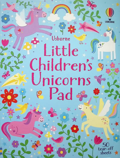 Usborne Little Children's Unicorn Pad