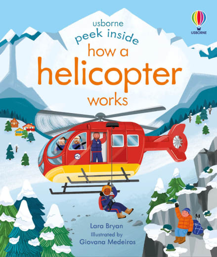 Peek Inside How a Helicopter Works (Usborne)