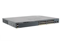 Cisco WS-C2960X-24PD-L V02 24ポート1000BASE-T PoE+給電対応 C2960X-UNIVERSALK9-M Ver.15.2(2)E1 設定初期化済