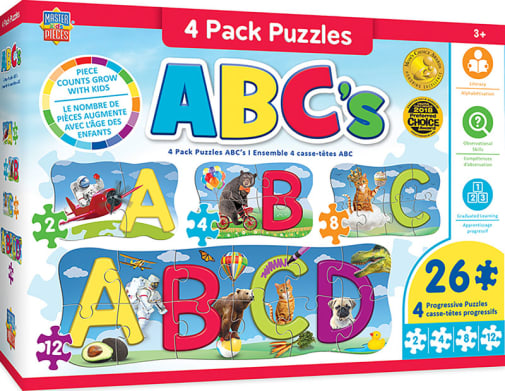 ABC's Puzzles (4 pack)