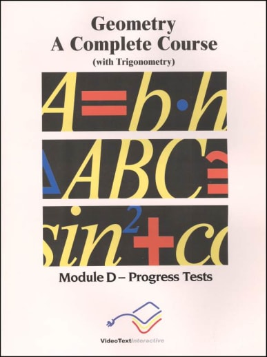 Geometry Module D Progress Tests