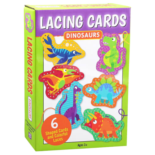 Lacing Cards - Dinosaurs