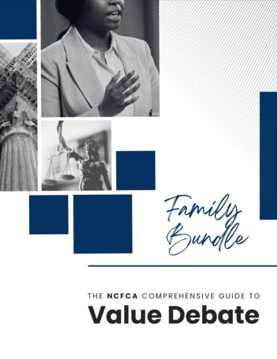NCFCA Comprehensive Guide to Value Debate Family Bundle