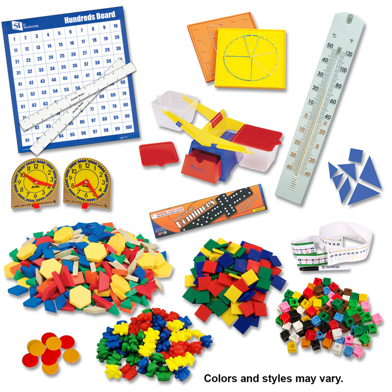 Manipulative Kit K-3 (Plastic Pattern Block Upgrade, NO Optional Items)