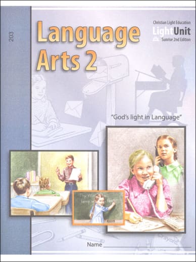 Language Arts LightUnit 203 Sunrise 2nd Edition