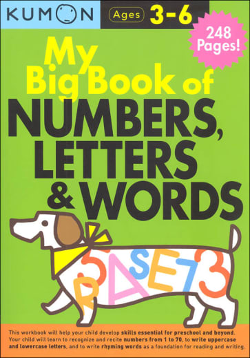 My Big Book of Numbers, Letters