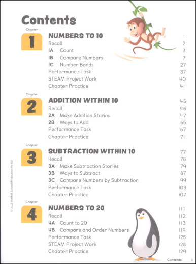 Primary Mathematics Student Book 1A (Revised edition - 2022