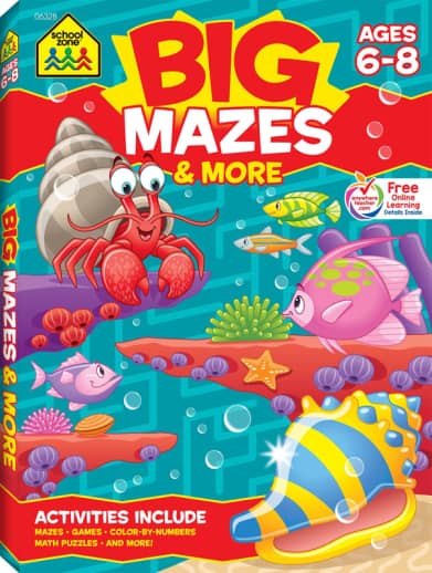 Big Mazes & More Activity Workbook