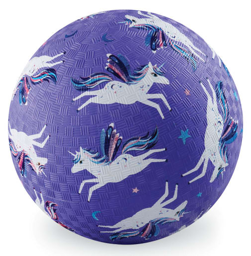 Crocodile Creek Purple Unicorn Playground Ball - 5 inch