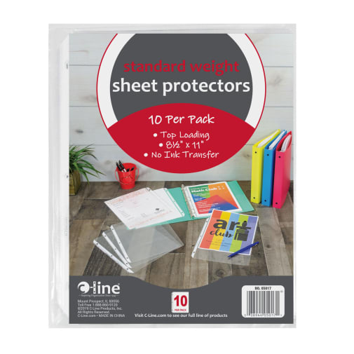 Sheet Protectors (10 Pack)