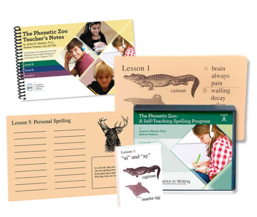 Phonics Zoo Spelling Level A (Starter Set)