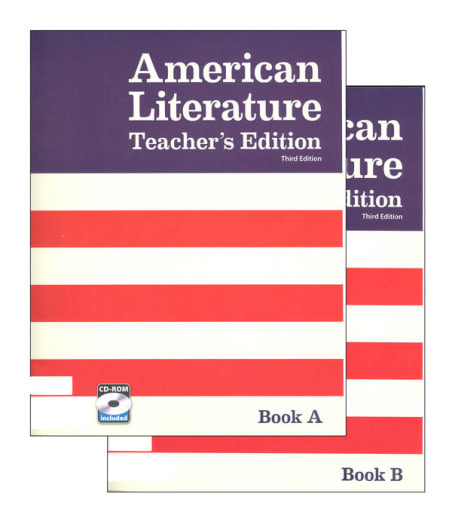 BJU Press American Literature Teacher Edition Book with CD 3rd Edition