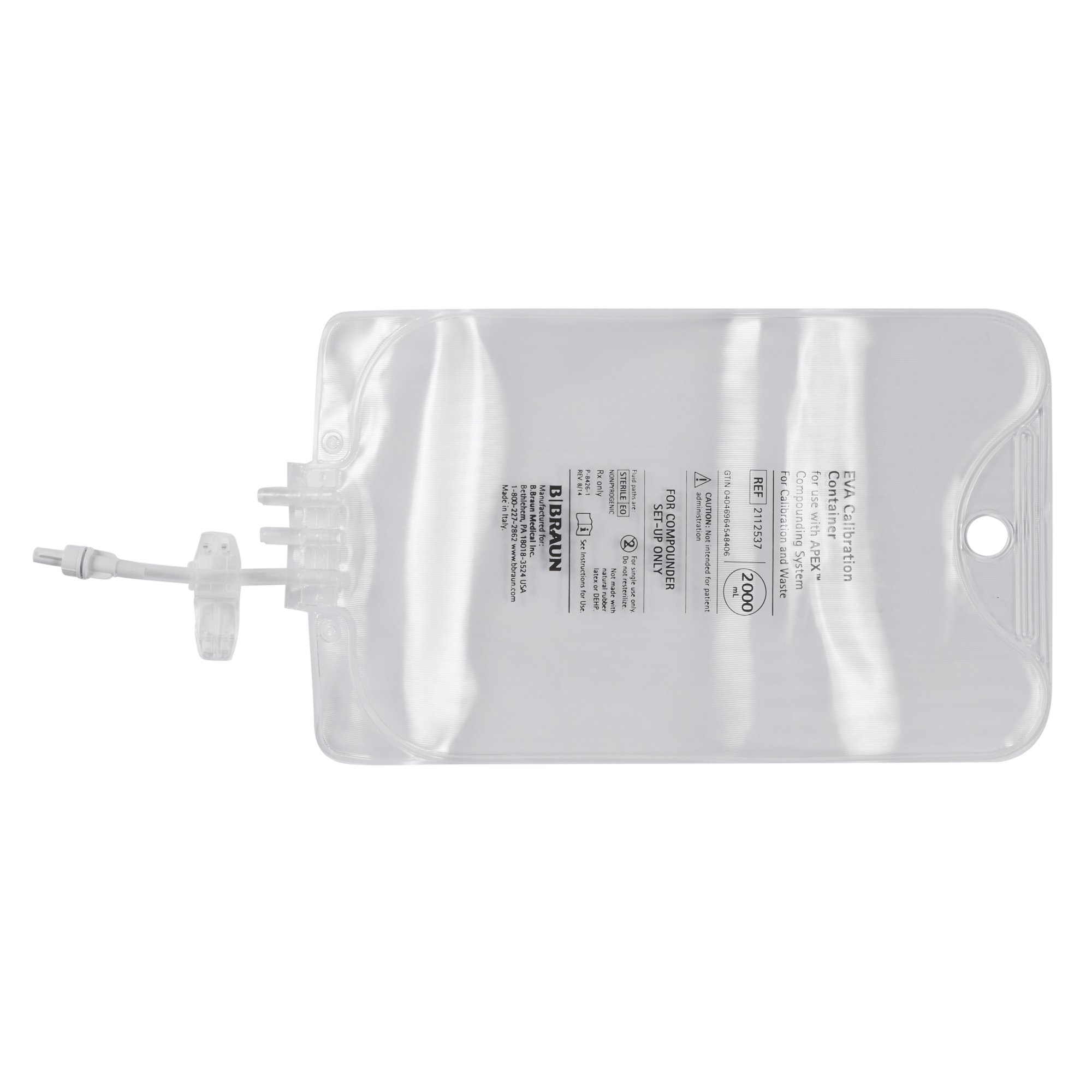Calibration Bag Apex 2,000 mL Pump MK 1020982