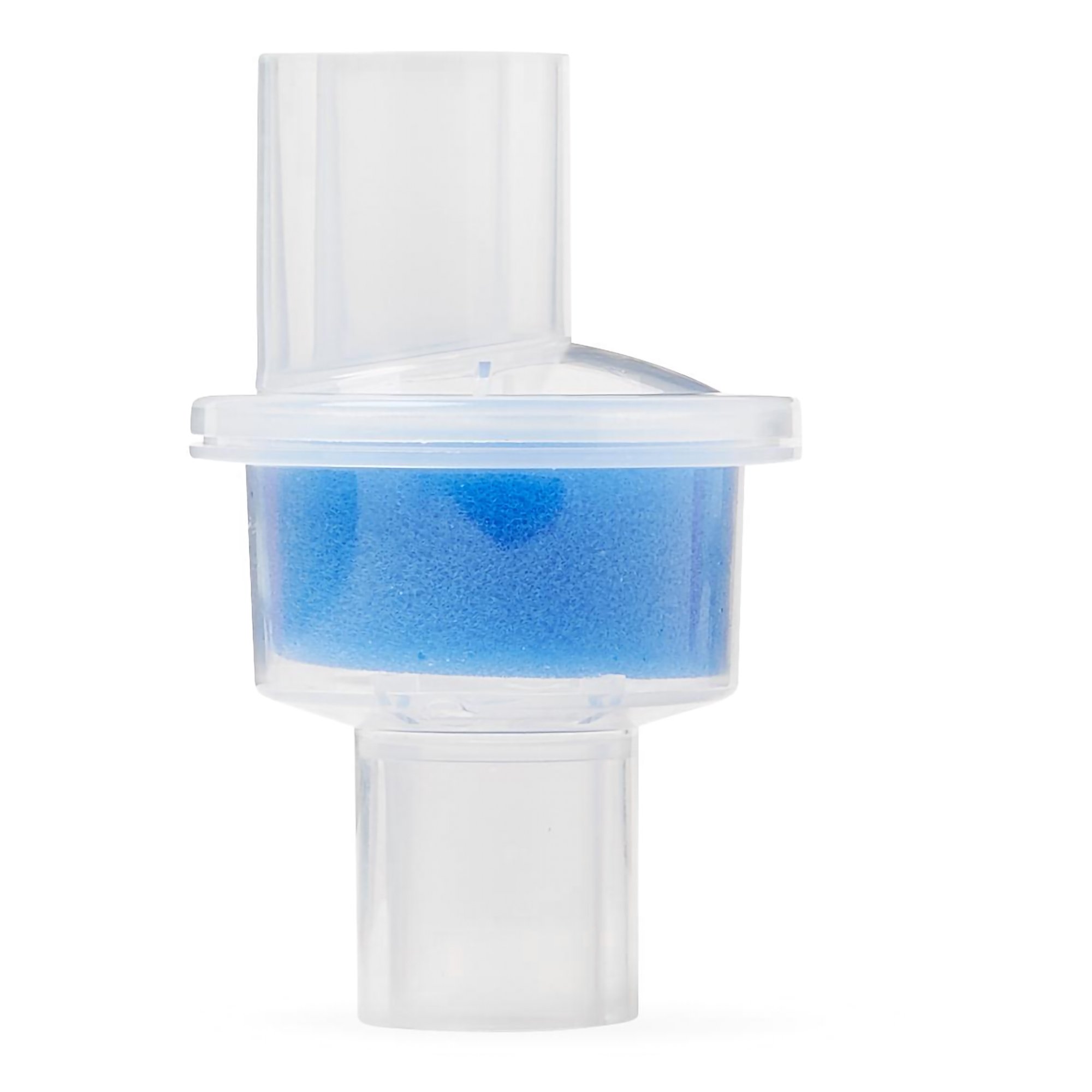 Heat and Moisture Exchanger Medline 33.7 mg HO/L @ VT 500 mL 0.6 cm HO @ 30 LPM Straight MK 1058240