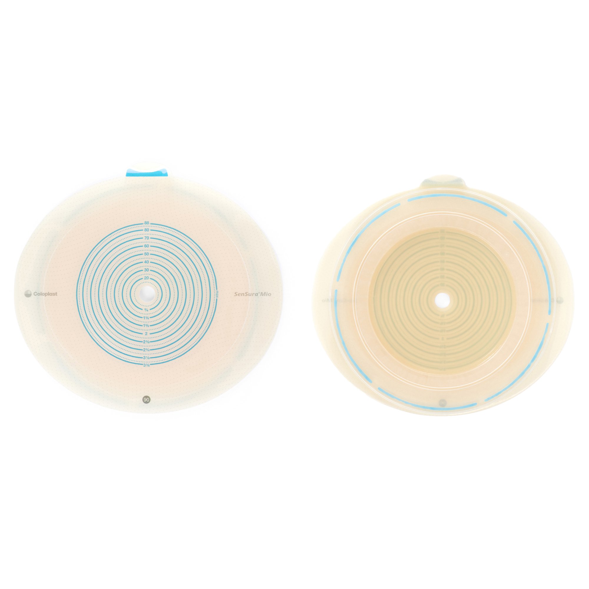 SenSura Mio Flex Ostomy Barrier, Trim to Fit 10  68 mm, Yellow Match MK 891243