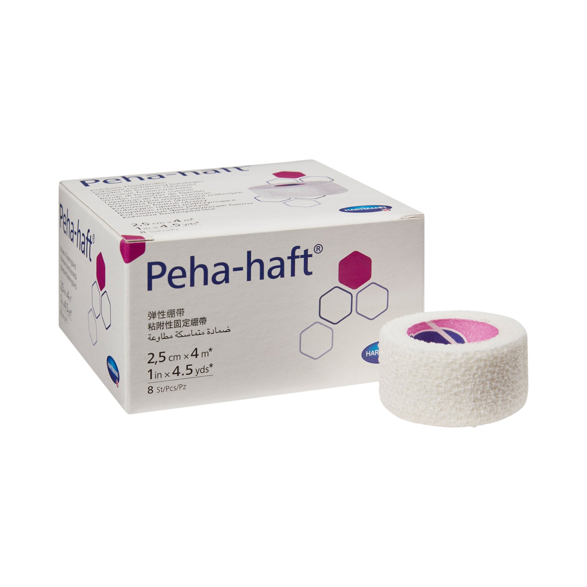 Peha-haft Self-adherent Closure Absorbent Cohesive Bandage, 1 Inch x 4-1/2 Yard MK 736833