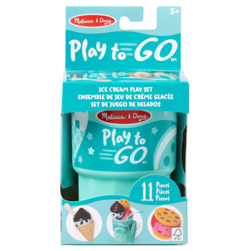 Melissa & Doug Play to Go Ice Cream Play Set