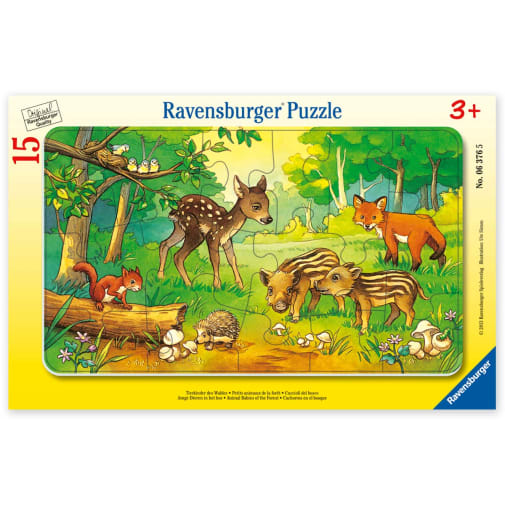 Animal Babies of the Forest Puzzle (15 Piece)