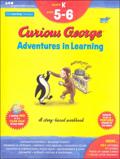 Curious George Adventures in Learning K (Ages 5-6)