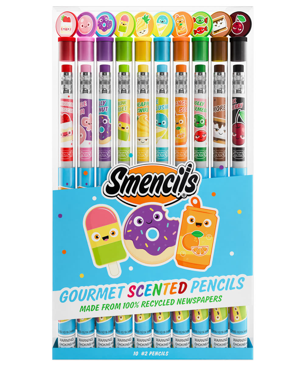Smencils Graphite Pencils (Package of 10 scents)