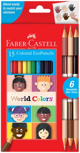 Faber-Castell World Colors Eco Pencils (15 count)